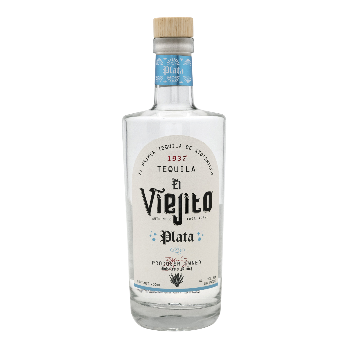 Tequila El Viejito Plata 42%
