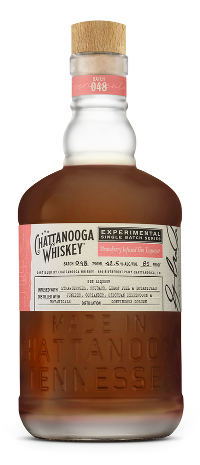 Chattanooga Whiskey Experimental Batch 048: Strawberry Infused Gin Liqueur