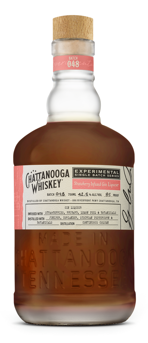 Chattanooga Whiskey Experimental Batch 048: Strawberry Infused Gin Liqueur