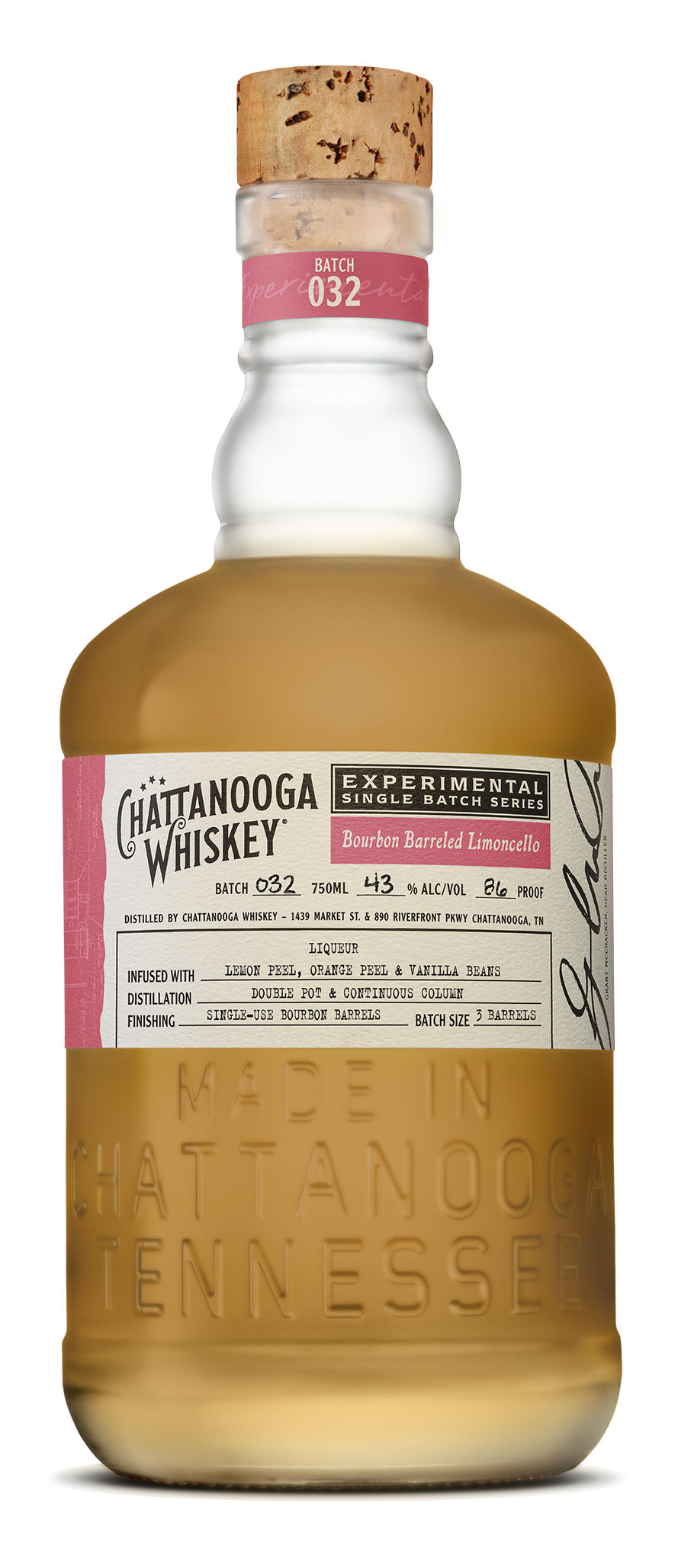 Chattanooga Whiskey Experimental Batch 032: Bourbon Barreled Limoncello