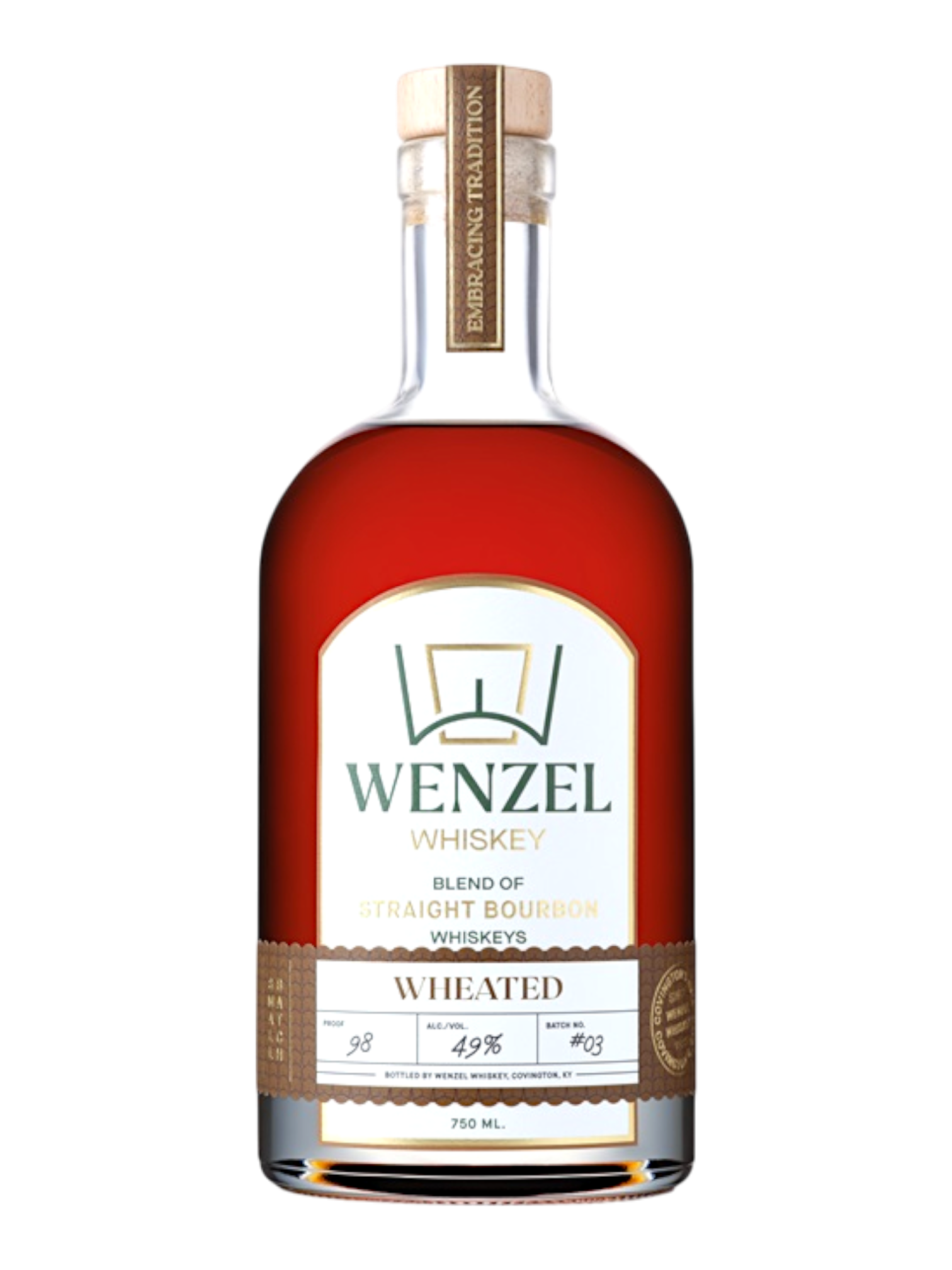 Wenzel Wheated 98 Proof Straight Bourbon Whiskeyのボトル画像
