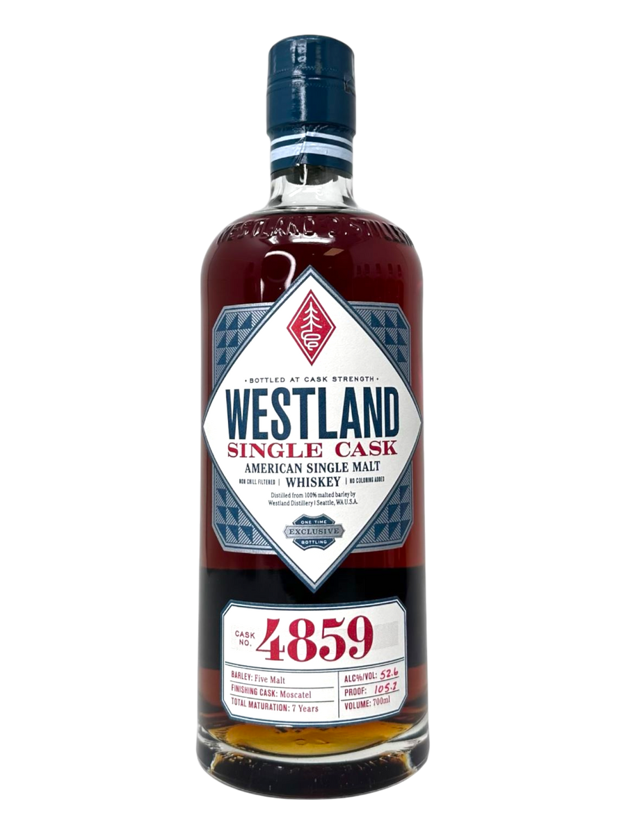 Westland Single Casks #4859 7-Years "Moscatel" 105.2 proof - Selected by T8ke & r/bourbon