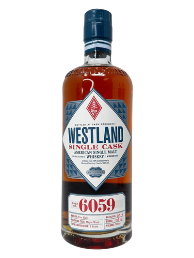 Westland Single Casks #6059 7-Year "Maple Wood" 103 proof - Selected by T8ke & r/bourbon
