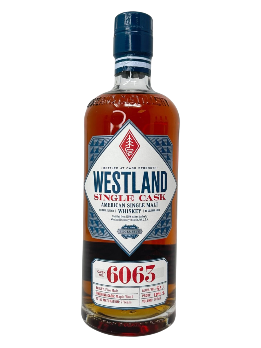 Westland Single Casks #6063 104.2 proof - Selected by T8ke & r/bourbon