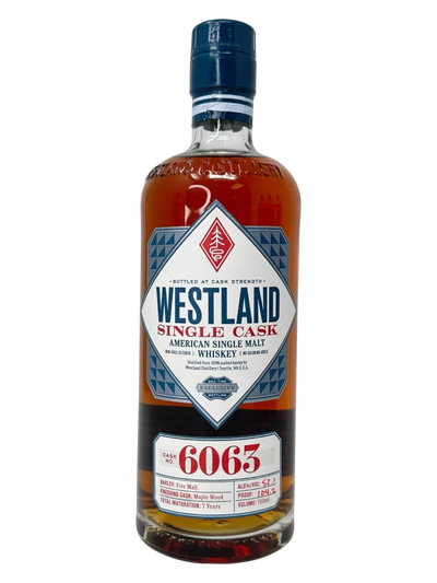 Westland Single Casks #6063 104.2 proof - Selected by T8ke & r/bourbon
