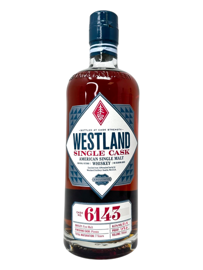 Westland Single Casks #6143 7-Year "Pineau" 103 proof - Selected by T8ke & r/bourbon