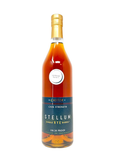 Stellum Single Barrel Rye 116.26 "Castor A1" Marzipan - Selected by Fred Minnick