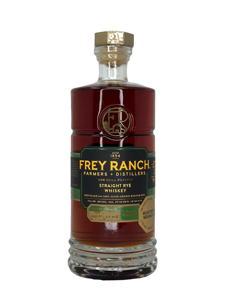 Frey Ranch Single Barrel Rye Barrel 130.80 Proof #669 - Selected by Seelbach's