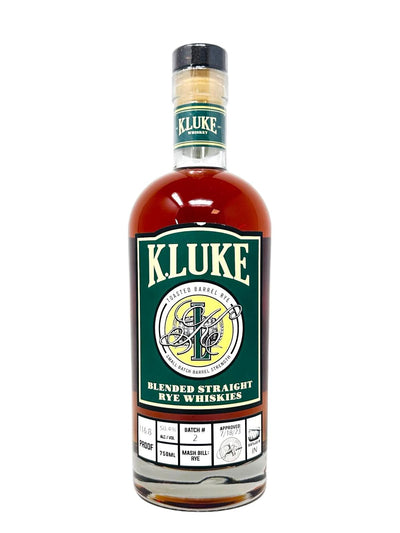 K.LUKE Small Batch Toasted Barrel Barrel Strength Rye 116.8 proof
