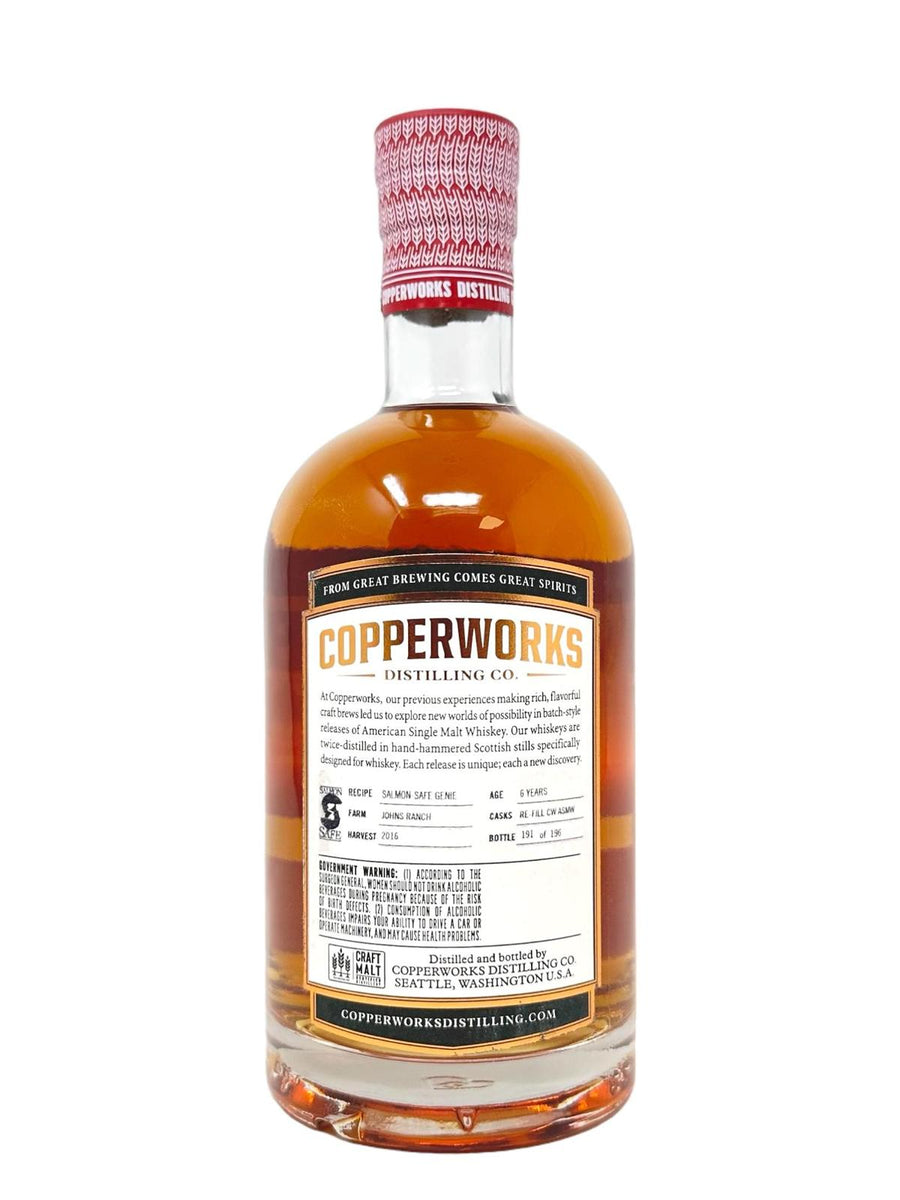Copperworks Distilling Special Release American Single Malt Whiskey Single Cask no. 48-2 - Selected by T8ke r/bourbon