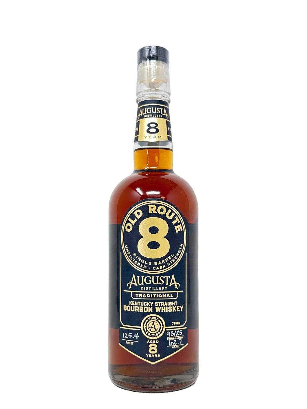 Augusta Distillery Old Route 8 Limited 8-Year First Edition Single Barrel #25 - 