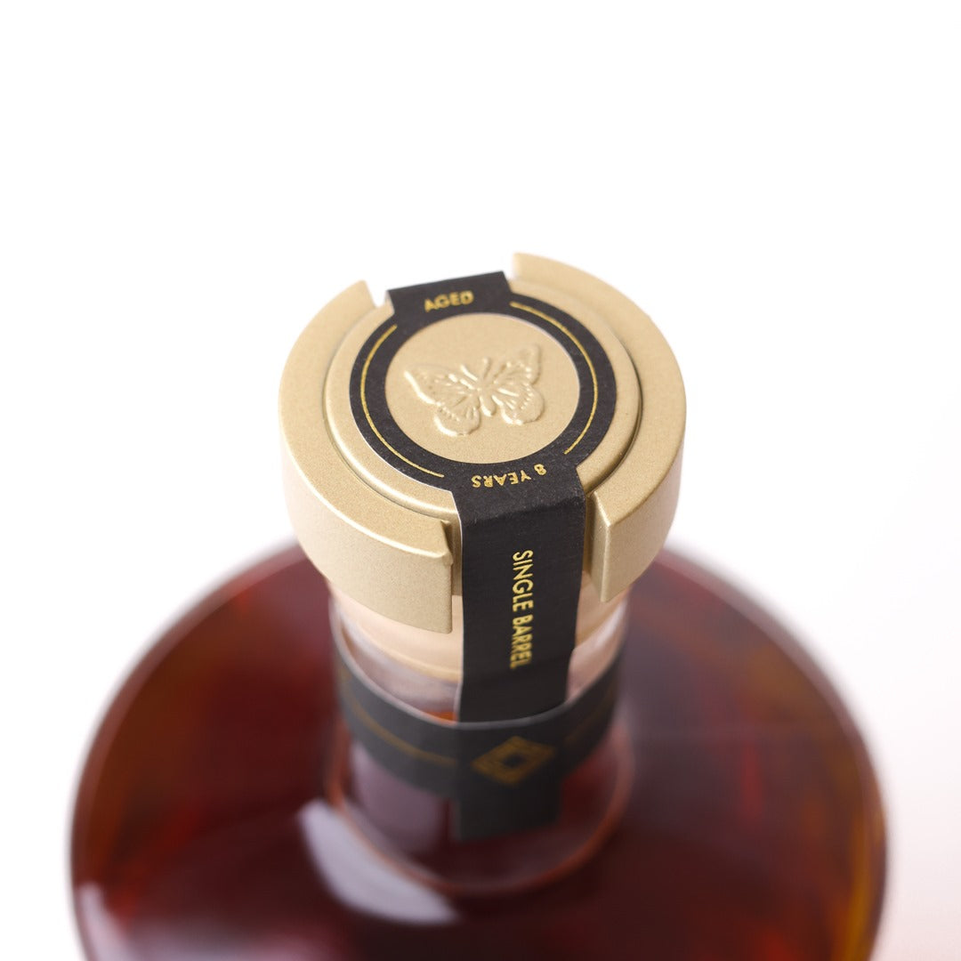 Blue Run 8-Year Single Barrel Bourbon "Hat & Cattle" 123.8 Proof
