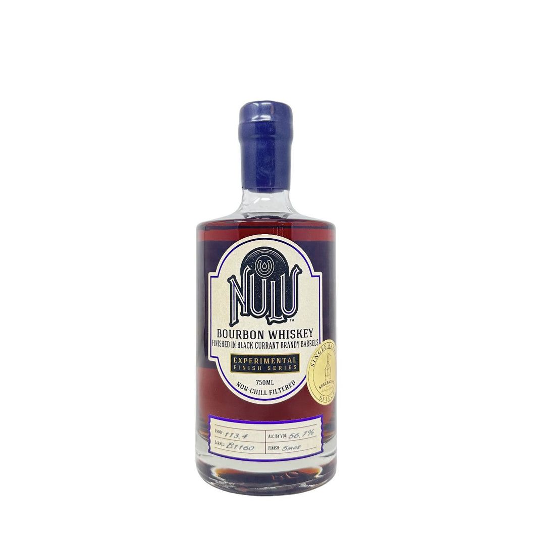 Nulu Black Currant Brandy Finished Bourbon Barrel B1160 113.4 proof - Selected by Seelbach's