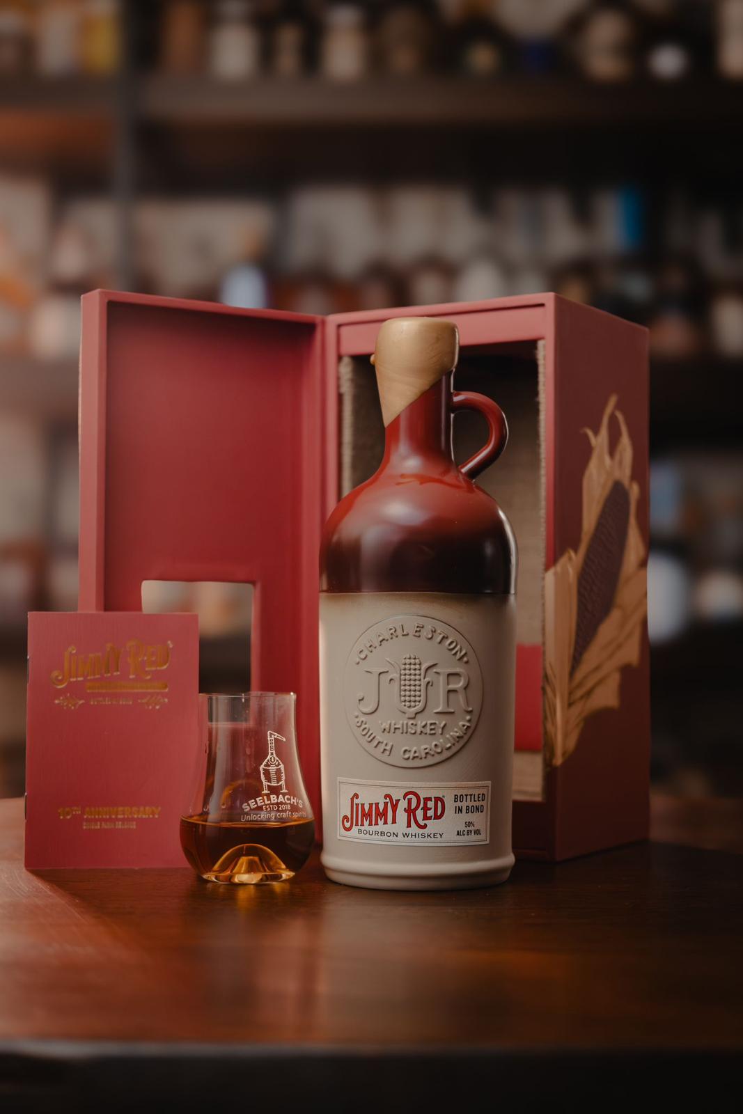 Jimmy Red Bottled in Bond Bourbonのボトル画像