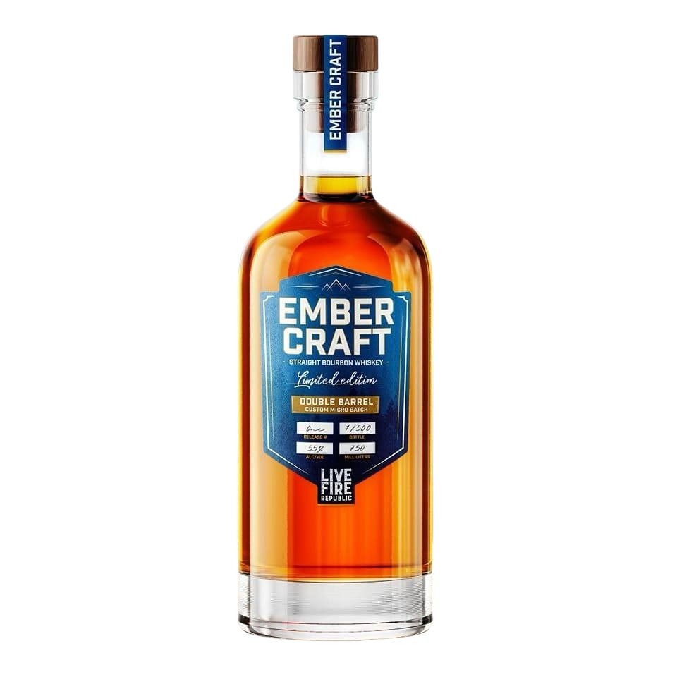 Ember Craft Double Barrel Custom Micro Batch Straight Bourbon Whiskey - Limited Edition