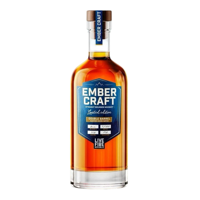 Ember Craft Double Barrel Custom Micro Batch Straight Bourbon Whiskey - Limited Edition