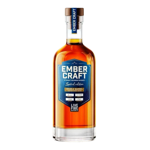 Ember Craft Double Barrel Custom Micro Batch Straight Bourbon Whiskey - Limited Edition