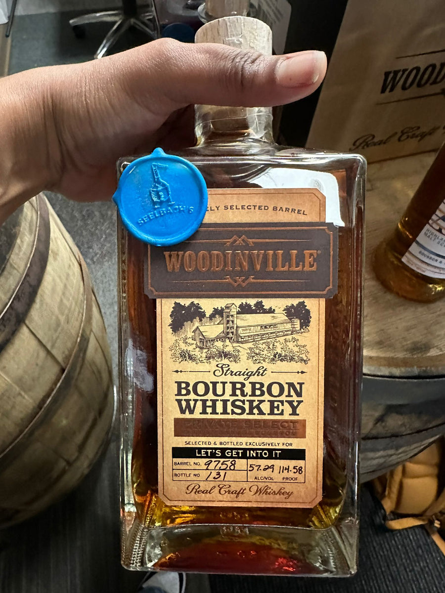 Woodinville Whiskey Co. Single Barrel Bourbon #9758 114.58 proof - Selected by Seelbach's