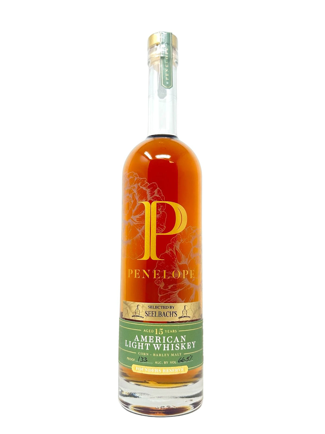 Penelope American 15-Year Light Whiskey 133 proof - Selected by Seelbach's