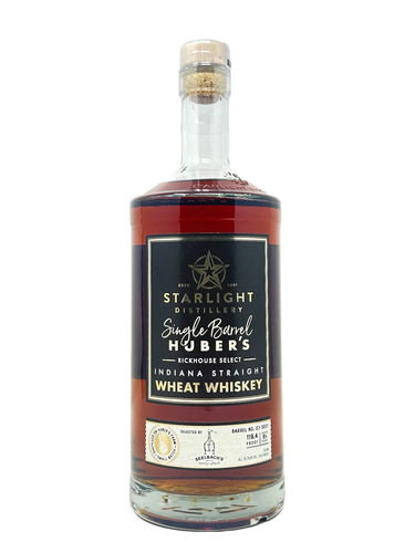 Starlight Distillery 6.5-Year Wheat Whiskey Barrel# 23-3201 119.4 proof - Selected by Seelbach's