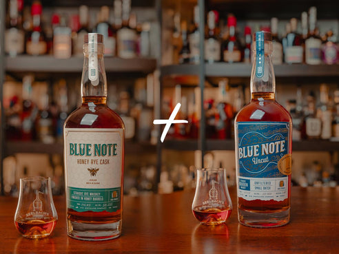 Blue Note Seelbach's 3 Barrel Bourbon Blend & 2025 Honey Rye Cask Whiskey 2-Pack