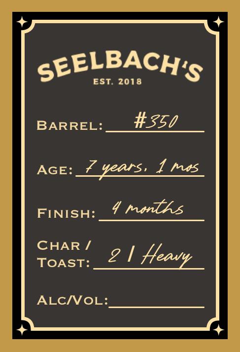 ASW Fiddler Toasted Straight Rye Whiskey #350 - Selected by Seelbach's