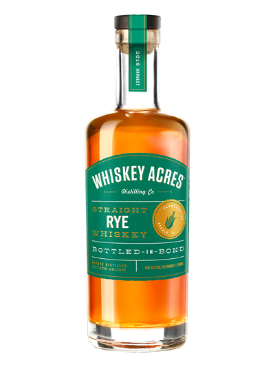 Whiskey Acres Bottle in Bond Rye