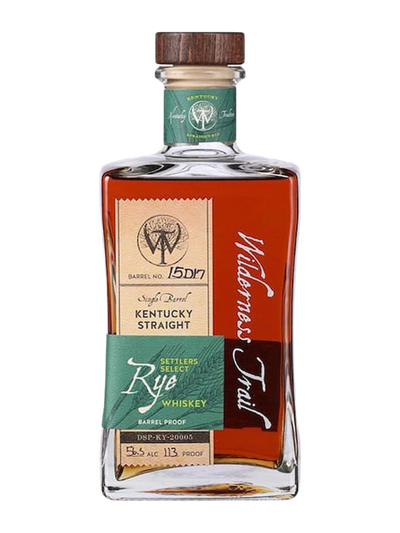 Wilderness Trail Settlers Select Barrel Proof Straight Rye Whiskey