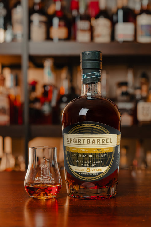 Shortbarrel Bourbon [OZ] 8-Year American Light Whiskey 144 proof - Selected by Seelbach's