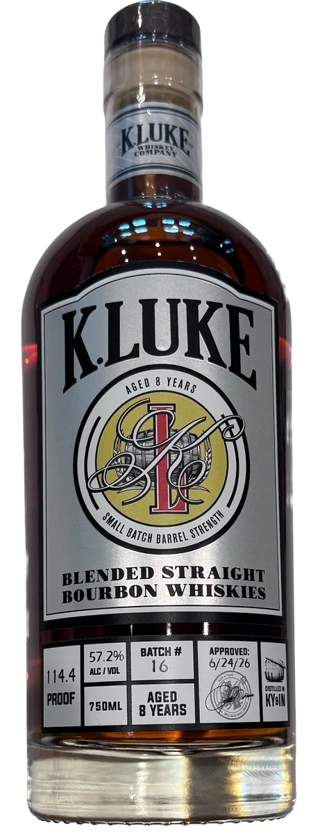 K.LUKE Barrel Strength Bourbon Batch 16