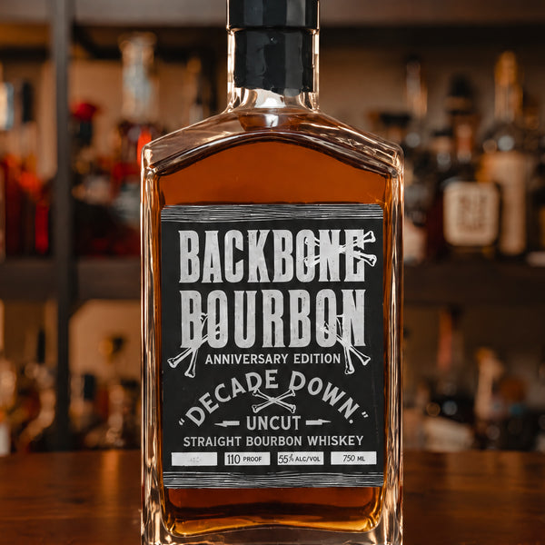 Backbone Bourbon Anniversary Edition Decade Down Uncut 110 Proof