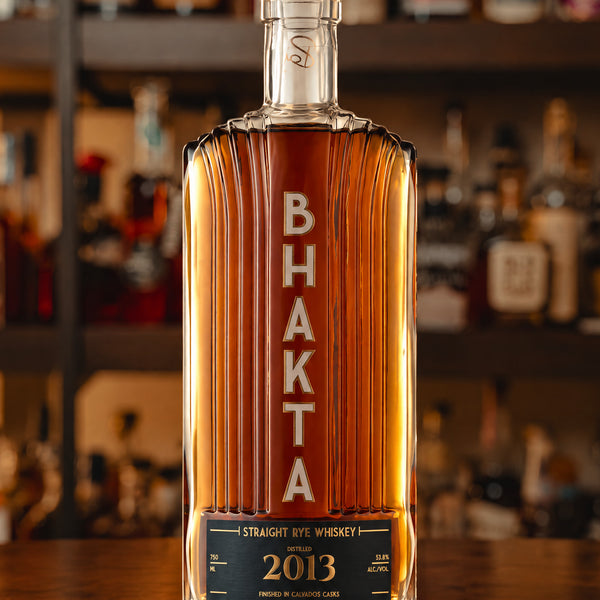BHAKTA Spirits 2013 Straight Rye Whiskey Finished in Calvados Casks