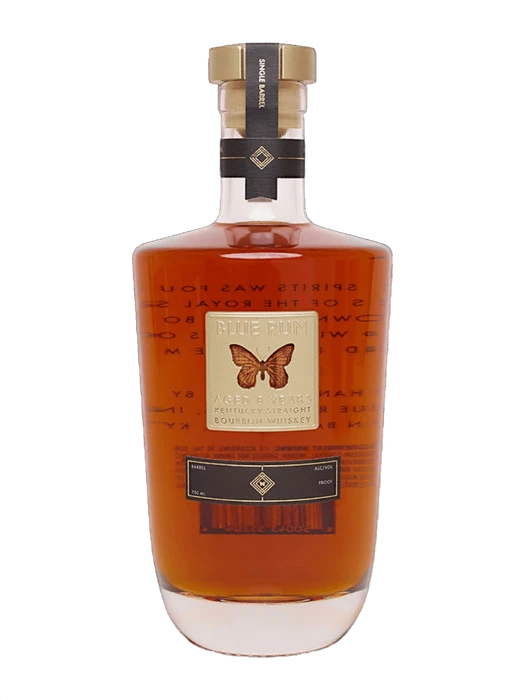 Blue Run 8-Year Single Barrel Bourbon "Hat & Cattle" 123.8 Proof