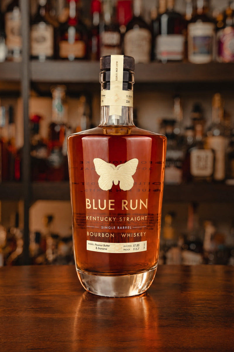 Blue Run Single Barrel Bourbon 115.7 Proof - "Peanut Butter & Banana" 12.4.21