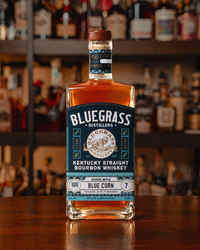 Bluegrass Distillers 7-Year High Rye Blue Corn 100 Proof Bourbon
