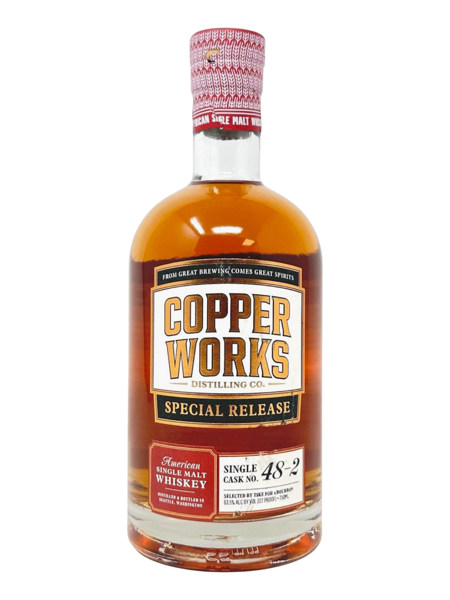 Copperworks Distilling Special Release American Single Malt Whiskey Single Cask no. 48-2 - Selected by T8ke r/bourbon