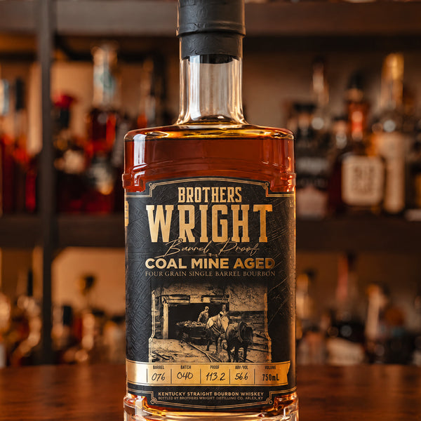 Brothers Wright Distilling Co. Barrel Proof Bourbon Whiskey