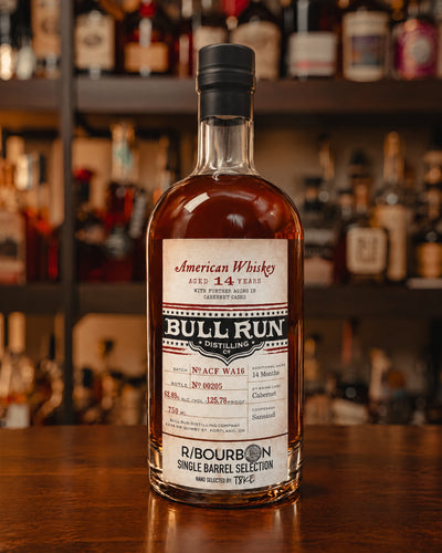 Bull Run 14-Year Cabernet Finished American Whiskey No. ACF WA16 125.78 Proof - Selected by r/bourbon