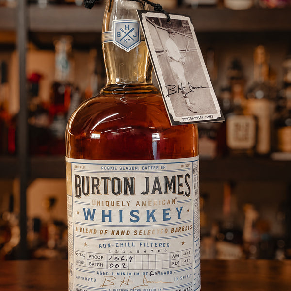 Burton James Uniquely American Whiskey Batch 02 - Rookie Season - Batter Up
