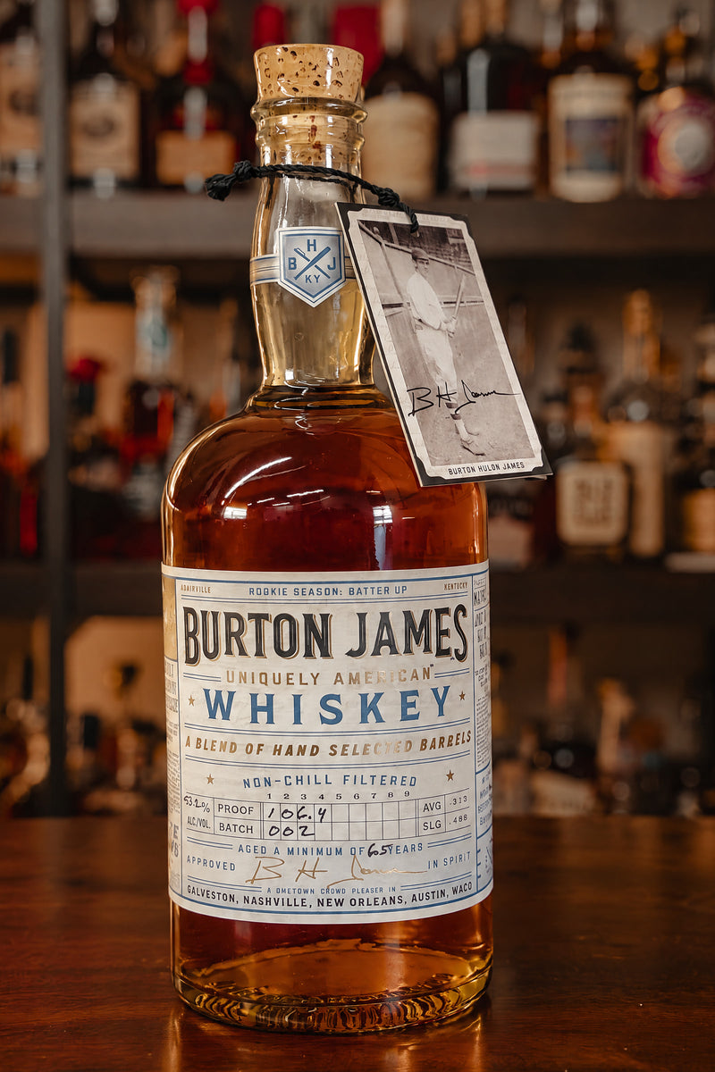 Burton James Uniquely American Whiskey Batch 02 - Rookie Season - Batter Up