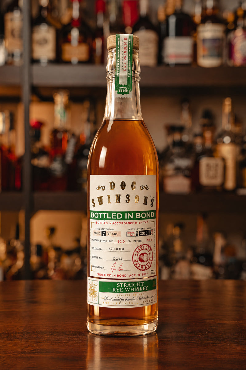 Doc Swinson's Bottled in Bond Straight Rye Whiskey