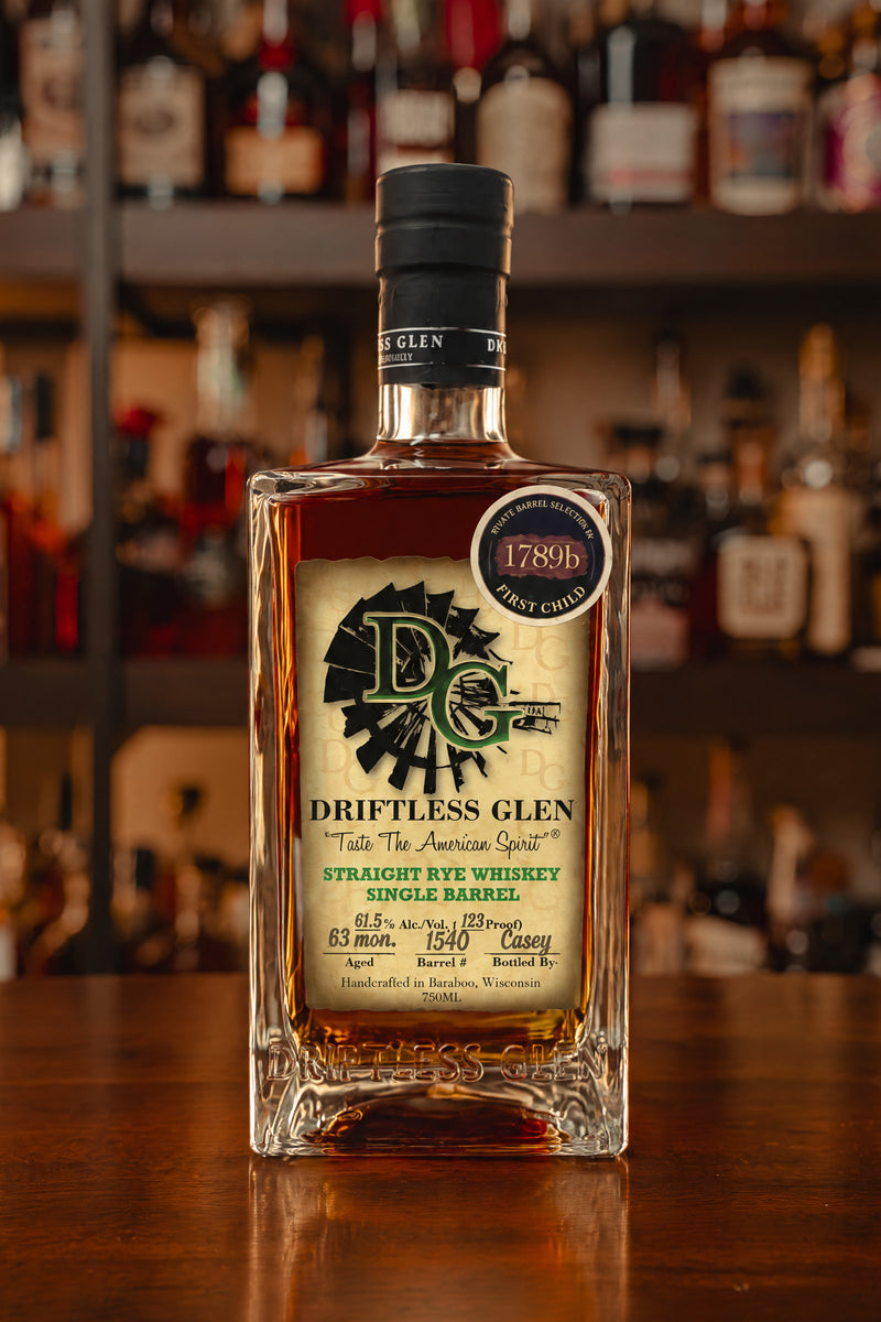 Driftless Glen Distillery 1789b Single Barrel Rye "First Child"