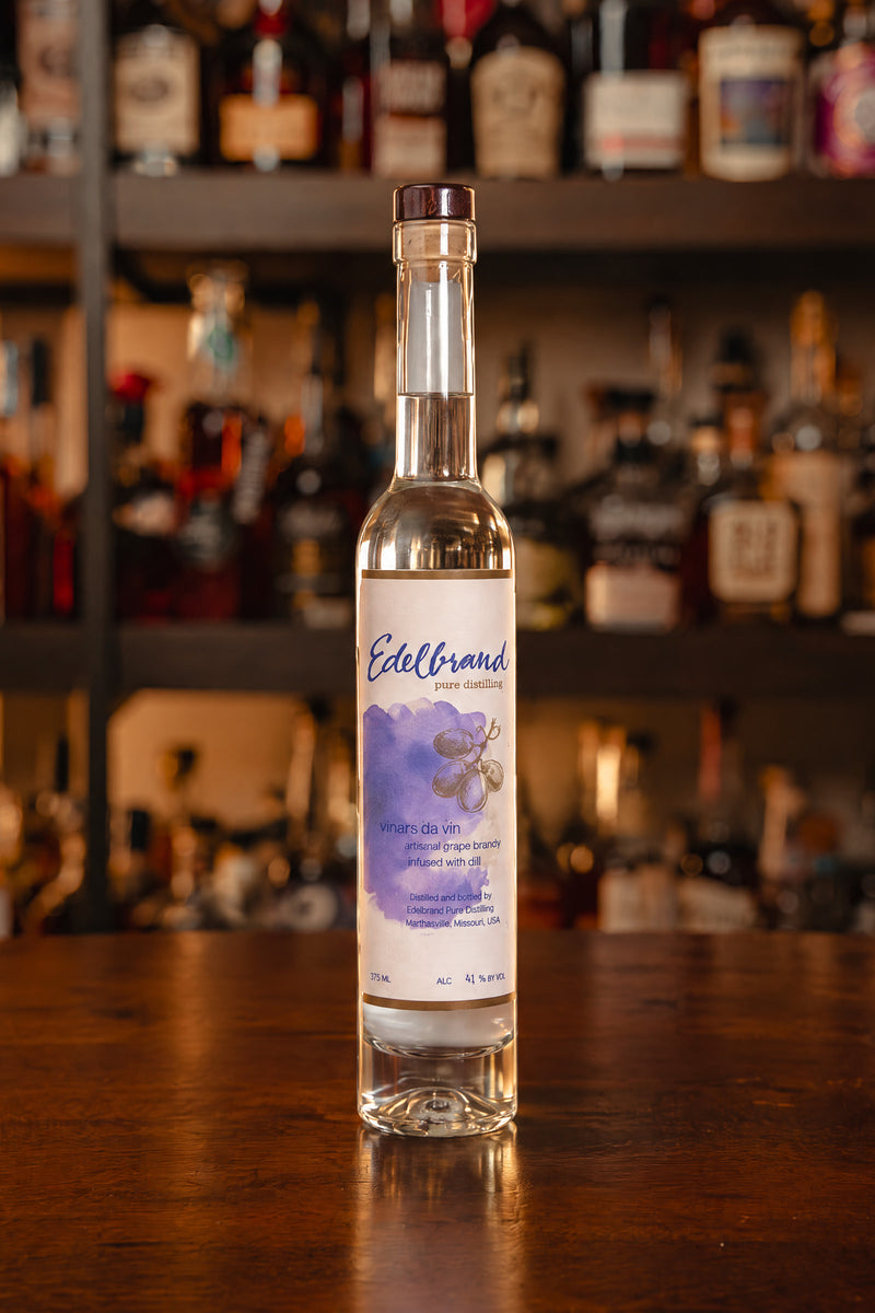 Edelbrand Pure Distilling Vinars Da Vin - Grape Brandy infused with Dill