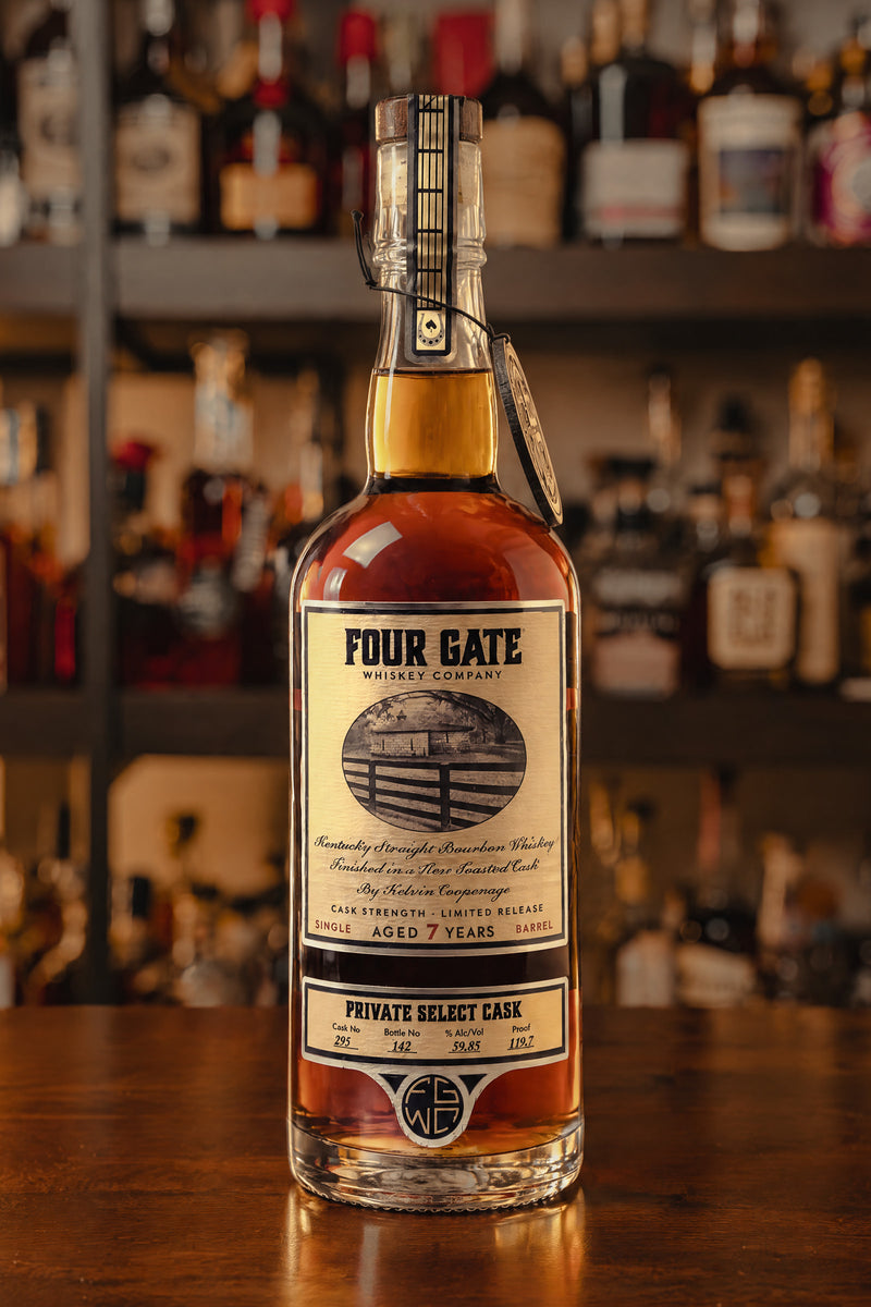 Four Gate Whiskey Private Select Kentucky Bourbon 7-Year 119.7 Proof - Seelbach's Cask No. 295