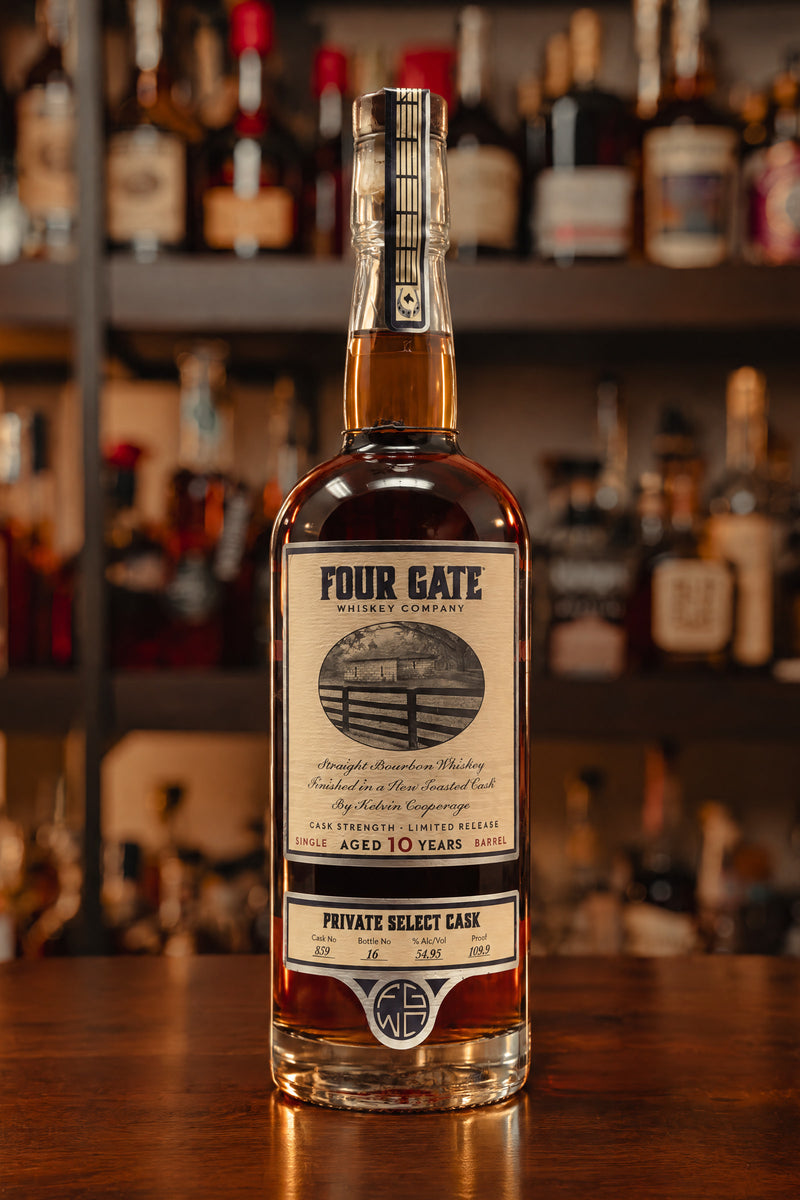 Four Gate Whiskey Private Select Indiana Bourbon 109.9 Proof - Mash & Journey Cask 859