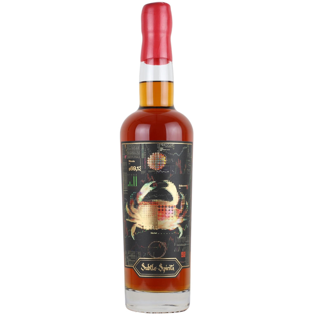 Subtle Spirits HODL Single Barrel Bourbon Whiskey #22 (Red Wax)