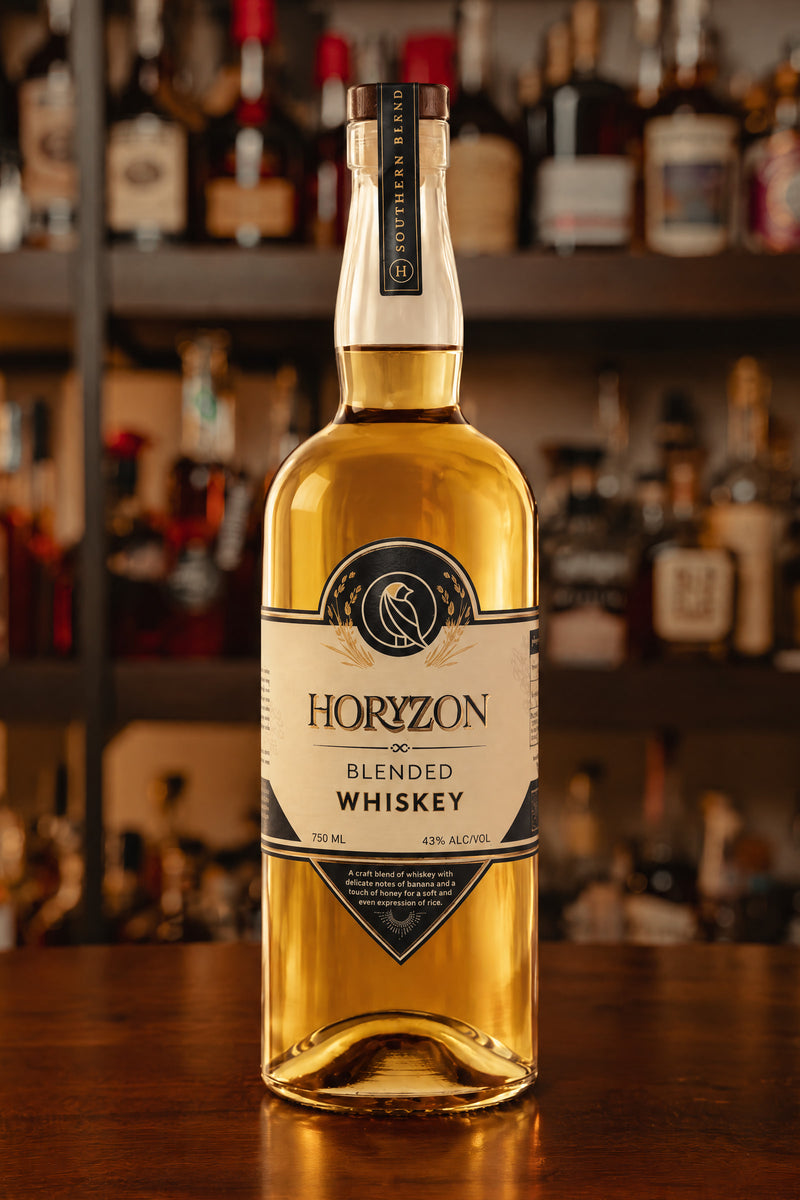 The Horyzon Southern Blend™ Collection: Blue Label Blended Rice Whiskey 43% abv