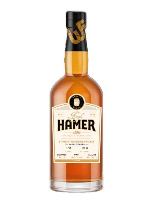 Hugh Hamer Straight Bourbon Whiskey Double Oaked