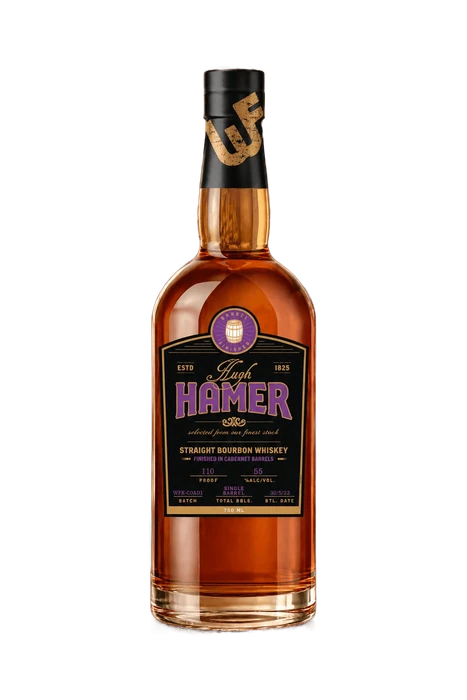 Hugh Hamer Straight Bourbon Whiskey Finished in Cabernet Barrels