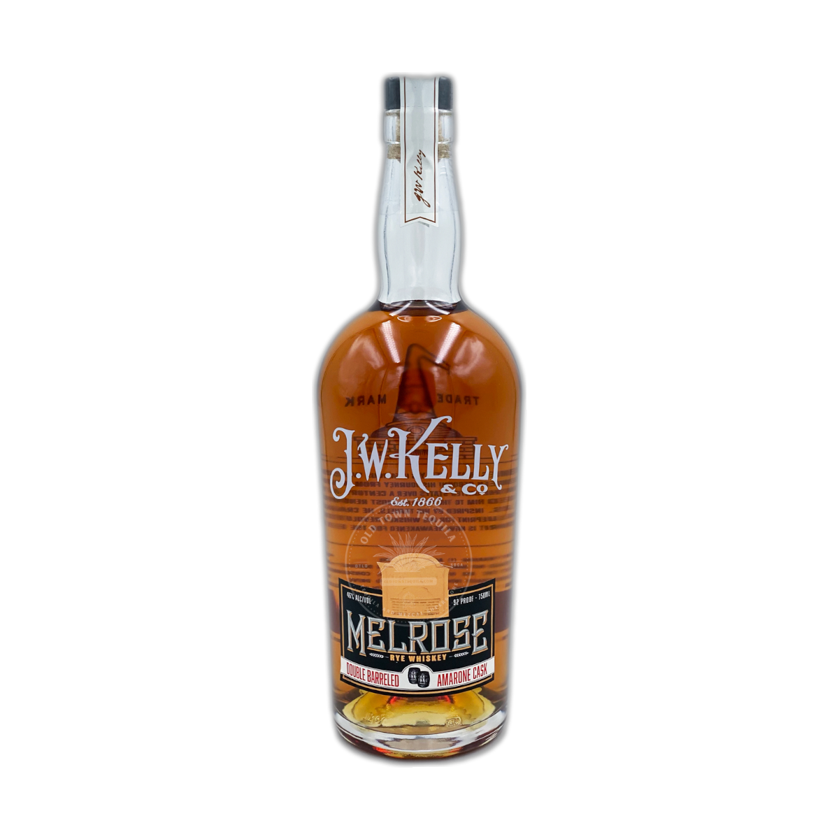 J.W Kelly & Co. Melrose Rye Whiskey